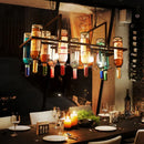 Axyaa Retro Industrial Style Chandelier for Bar Decor and Ambiance