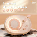 Axyaa Retro Bluetooth Speaker: Portable Night Light & Music Player
