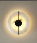 Axyaa Alabaster Marble Wall Sconce - Modern Elegant Light for Bedroom Living Room Aisle