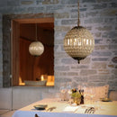 Axyaa Spherical Crystal Pendant Chandelier for Living Room and Bedroom