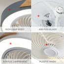 Axyaa Low Profile Wood Ceiling Fan with Remote Control for Modern Indoor Decor