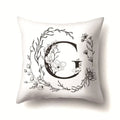 Nordic Style Letter Wreath Pillow Cover by Axyaa - Home Decor Essential