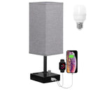 Axyaa LED Desk Lamp with USB Charge Ports, Dimmable Bedside Reading Light