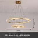 Axyaa Gold Metal LED Dimmable Ceiling Light with K9 Crystals
