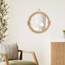 Nordic Hanging Mirror for Home Decor, Axyaa Wall Decor Makeup Mirror