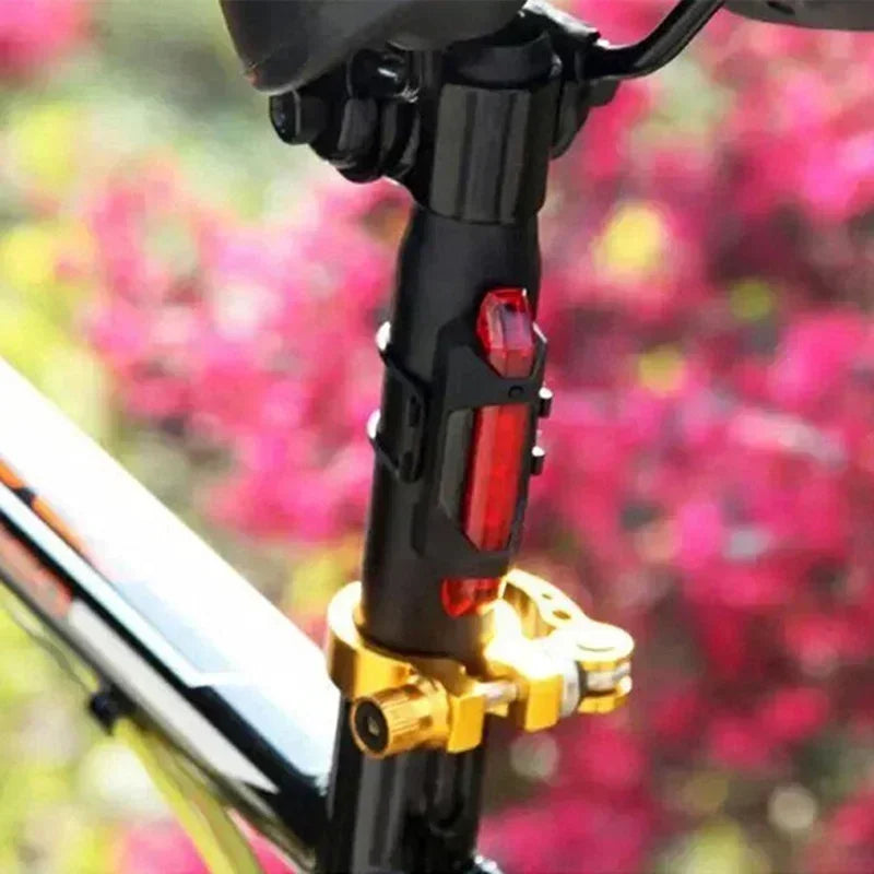 Axyaa Bike Light Set: USB Rechargeable Headlights & Taillights for Riding Safety