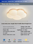 Axyaa Wood Ceiling Light: Modern, Simple Main Light for Living Room & Bedroom