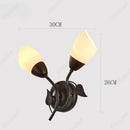 Axyaa LED Glass Dual Head Wall Lamp for Bedrooms and Living Rooms