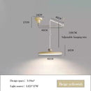 Axyaa Modern Rocker Dining Chandelier: LED Foldable Long Arm Lamp for Minimalist Nordic Style