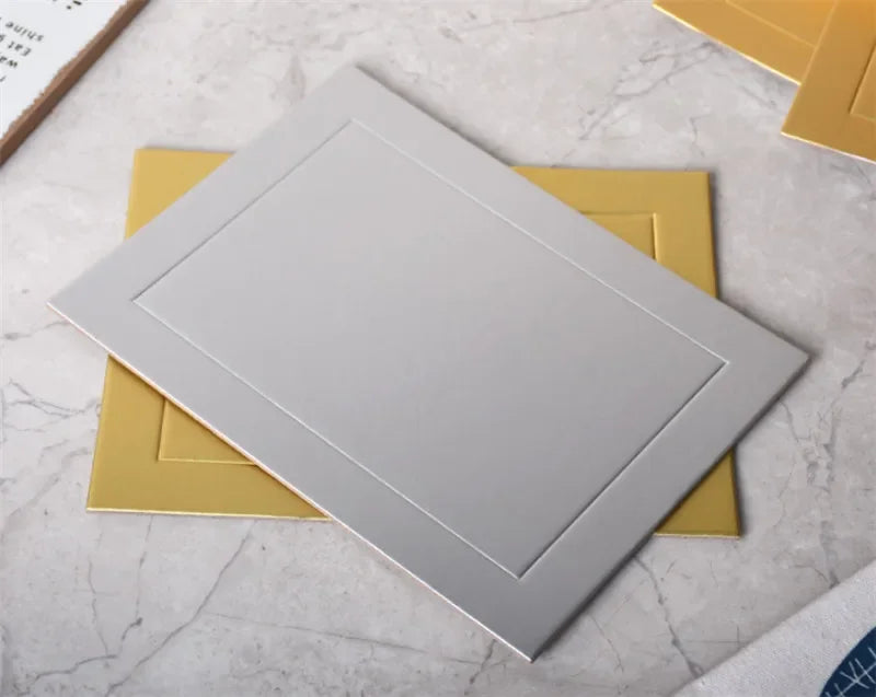 Axya Gold Cake Boards Set for Elegant Displays and Baking