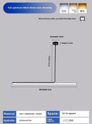 Axyaa Modern Minimalist LED Pendant Light for Dining Table and Office