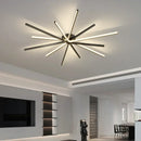 Axyaa Luxury Copper Chandelier LED Ceiling Lamp for Living Room, Bedroom, Study