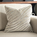 Axyaa Zebra Print Velvet Square Pillow Cover for Sofa Couch Living Room Bedroom