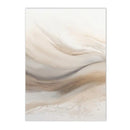 Axyaa Golden Beige Abstract Art Poster Brush Strokes Nordic Painting Wall Decor