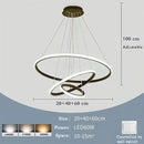 Axyaa Nordic LED Ceiling Chandelier for Living Dining Room Lighting