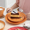 Axya Navia Stoneware Ceramic Dinnerware Set: Dinner Plate, Dessert Plate, Bowl, Mug