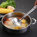 Axyaa Stainless Steel Kitchen Utensils Set for Cooking, Ladle, Spoon, Colander, Spatula
