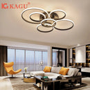 Axyaa LED Ceiling Chandelier: Modern Dimmable Lighting for Home, Living Room, Bedroom