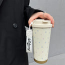 Axyaa Thermal Water Bottle with Filter Straw - Stainless Steel Tumbler Cup