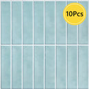 3D Pink Tile Stickers by Axyaa | Self-adhesive for Kitchen & Bathroom | Water Mold Resistant