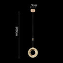 Axyaa Crystal Pendant Light for Luxury Home Decoration and Dining Room Lighting