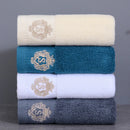Axyaa Luxury Embroidered Cotton Towels Set - 3 Pieces