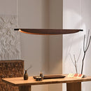 Axya Silent Tea Room Chandelier - Japanese Style Retro Leaf Dining Room Lighting