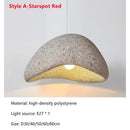 Axyaa Wabi Sabi Living Room Pendant Light Chandelier - Cafe Restaurant Decor Lighting