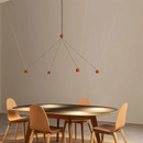 Nordic Lamp Compass Chandelier by Axyaa - Minimalist LED Pendant Light for Home Decoration