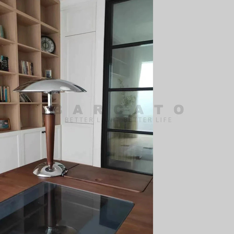 Wooden Walnut Table Lamp Floor Lamp for Home Decor E14 Lighting by Axyaa