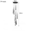 Axyaa Crystal LED Pendant Chandelier for Luxury Home Lighting