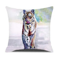 Axyaa Cartoon Animals Portrait Cushion Cover 45x45cm