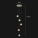 Axyaa LED Ceiling Lamp Chandelier Modern Decorative Dining Room Pendant Lights