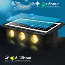 Axyaa Solar Wall Lamp - Outdoor Waterproof Up/Down Lighting for Garden, Porch, Balcony