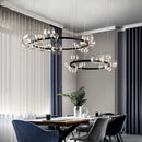 Axyaa Modern Glass Pendant Lights for Indoor Living and Dining Room Lighting