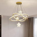 Axyaa LED Chandeliers: Modern Pendant Light for Living & Dining Room Lighting