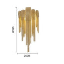 Axyaa Atlantis LED Wall Sconce - Modern Luxury Aluminum Wall Lamp