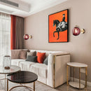 Nordic Glass Ball LED Wall Lamp for Living Room Bedroom by Axyaa