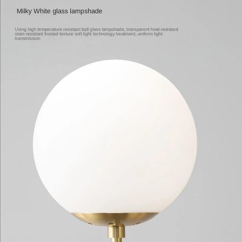 Axyaa Nordic Glass Ball Pendant Light Chandelier for Modern Home Decor