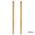 Axyaa Stainless Steel Metal Chopsticks Set - Reusable Non-Slip Dishwasher Safe Sushi Tools
