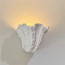 Axyaa French Carved Shell Gypsum Wall Lamp for Home Decor