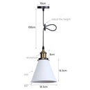 Axyaa Industrial Pendant Light for Kitchen Island & Dining Room - Adjustable Hanging Fixture
