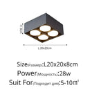 Axyaa 28W Angle Adjustable LED Ceiling Spot Light Surface Mount GX5.3 LED Lamp