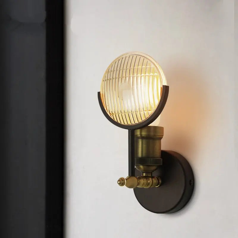 Axyaa Modern Glass LED Wall Sconce for Bedroom and Living Room