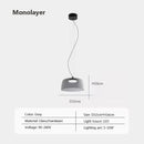 Axyaa Nordic Glass LED Pendant Lights Industrial Chandelier for Home Decor