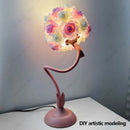 Axyaa LED Rose Bouquet Lamp: AC-Powered Decorative Flower Light with 3 Colors