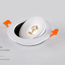 Axyaa LED Downlight: Dimmable COB Spotlight, 360° Adjustable, Home Decor Lighting
