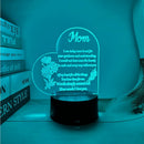 Sister Night Light - Axyaa 7 Color Change 3D Acrylic Gift for Girlfriends & Friends