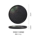 Axyaa Ceramic Stone Pattern Steak Plate for Pasta, Pizza & Japanese Cuisine