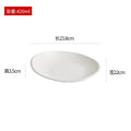 Axyaa Ceramic Deep Plate with Creative Texture for Molecular Food - Set of 1